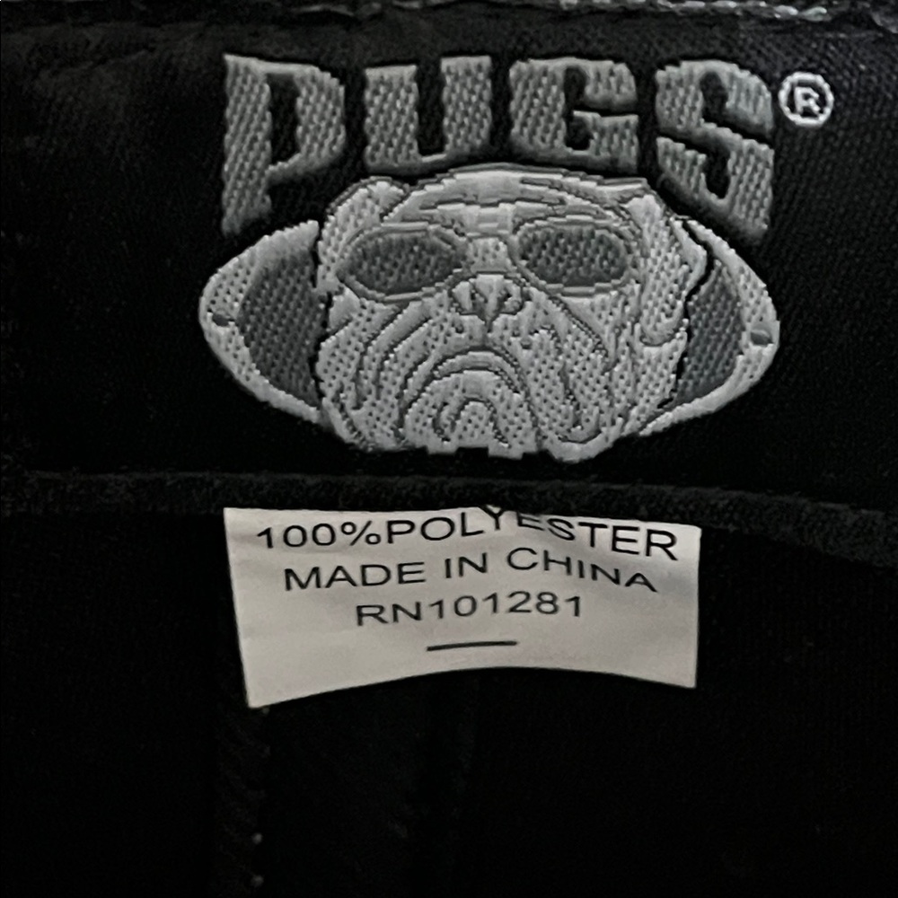 PUGS Stylish Tan Hat with Brown and White Floral Accent - Picture 8 of 11
